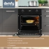 Духовой шкаф Domfy DM6642EO BG стекло черное