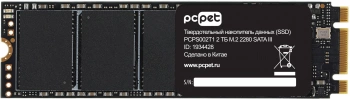 Твердотельный накопитель PC Pet 2048ГБ, M.2 2280, SATA-III, M.2 PCPS002T1