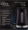 Чайник электрический Oasis K-1PB черный, пластик