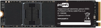 Твердотельный накопитель PC Pet 4096ГБ, M.2 2280, PCIe 3.0 x4, M.2 PCPS004T3