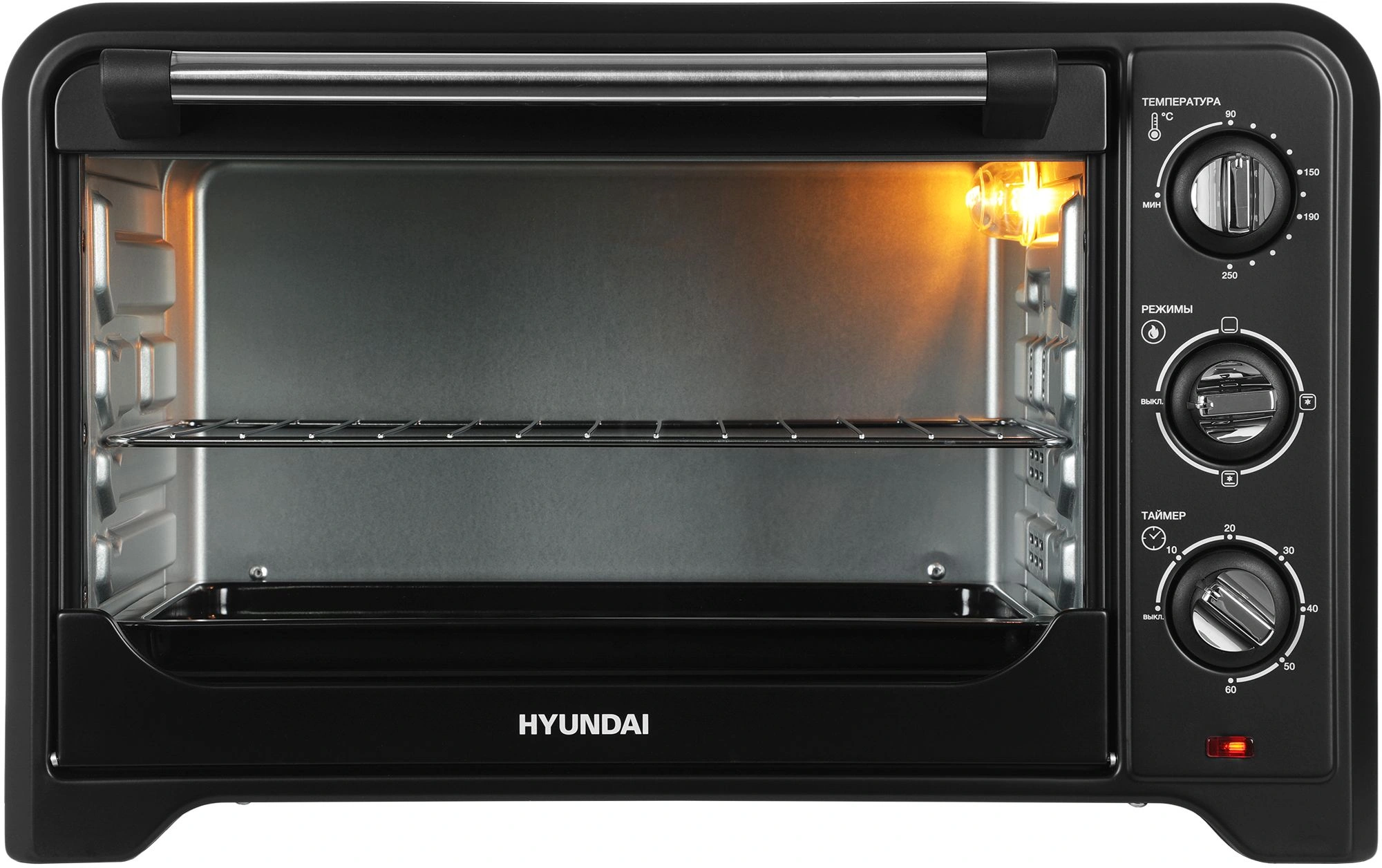 Мини-печь Hyundai MIO-HY092 черный