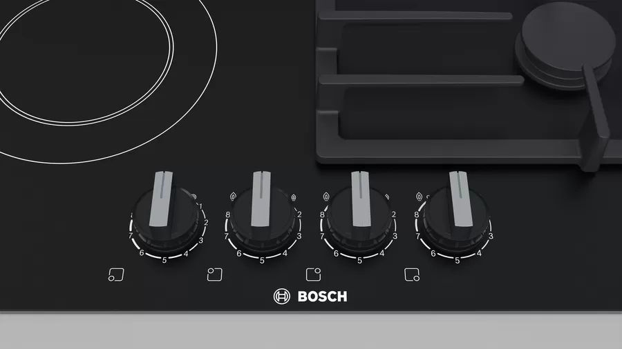 Газовая варочная поверхность Bosch PRY6A6B70Q черный