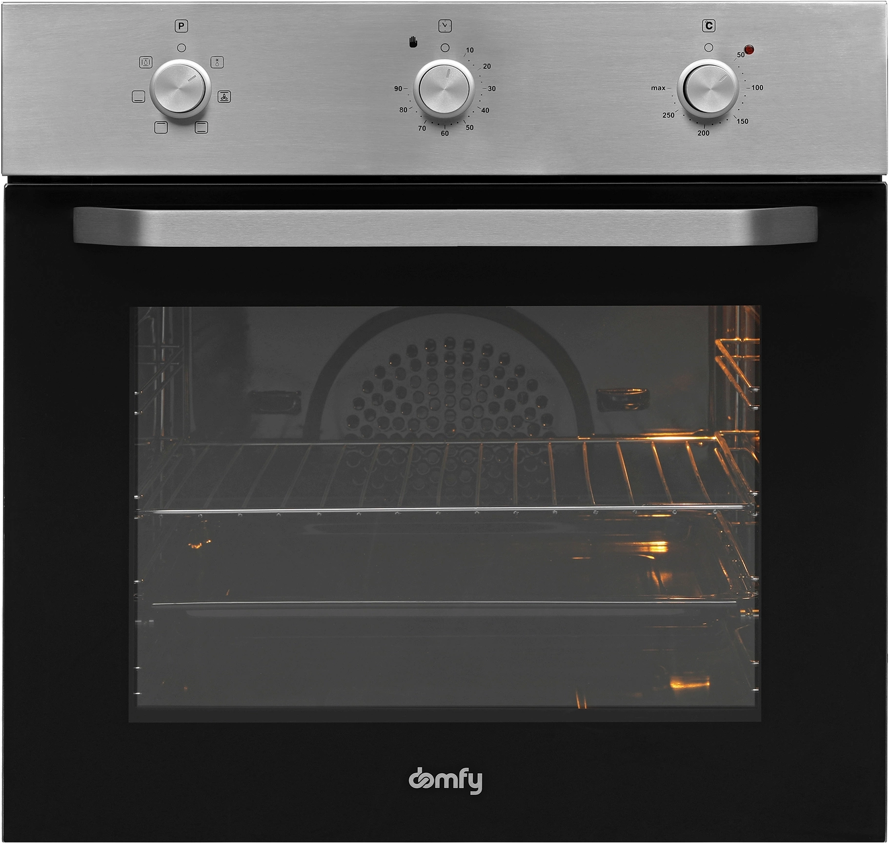 Духовой шкаф Domfy DM6632EO IX нержавеющая сталь
