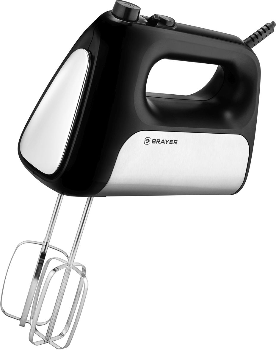 Миксер Brayer BR1303BK черный/серый