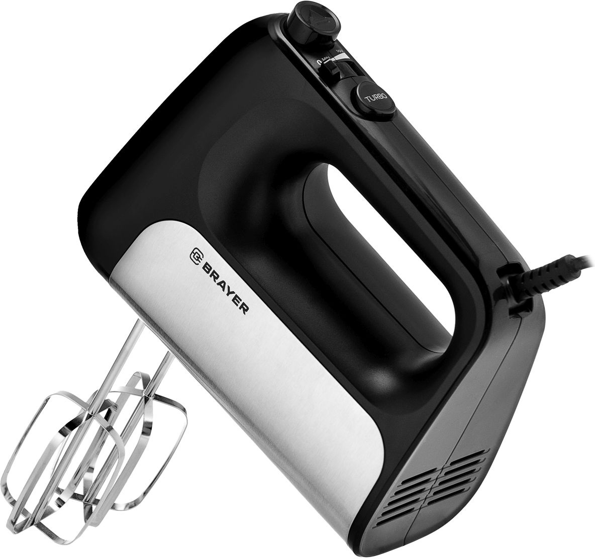 Миксер Brayer BR1303BK черный/серый