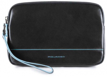Клатч мужской Piquadro Blue Square черный натур.кожа (ac3944b2/n)