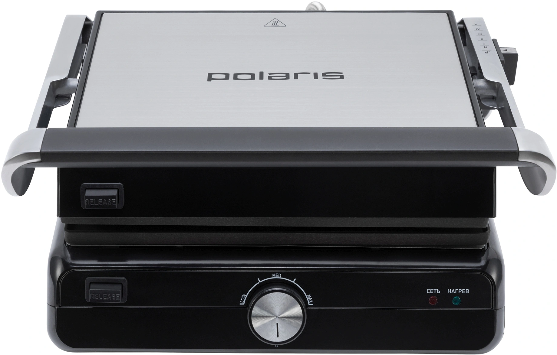Электрогриль Polaris PGP 2102 серебристый
