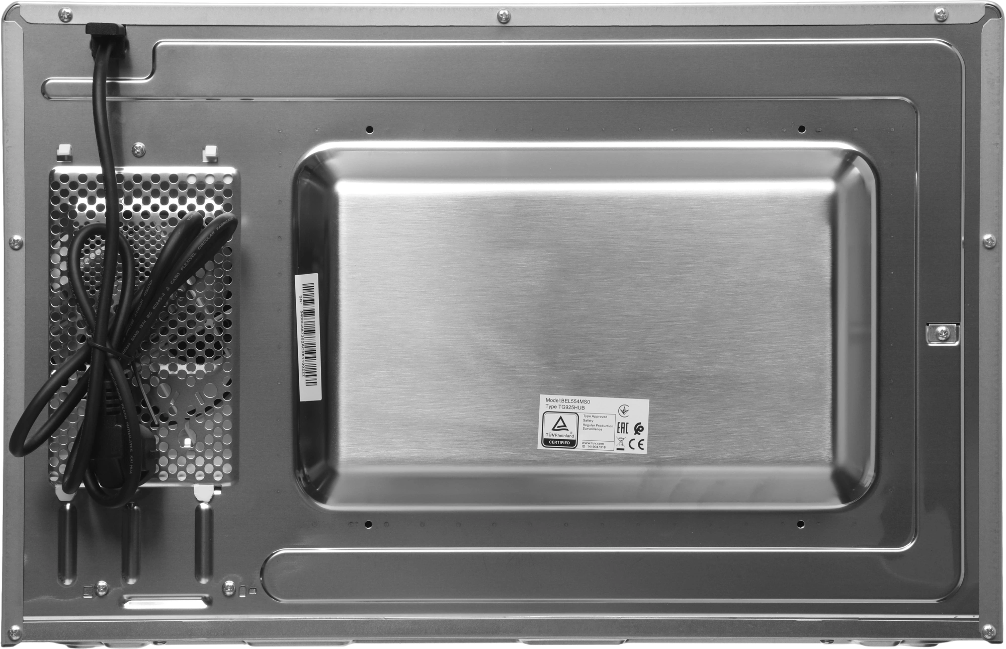 Встраиваемая микроволновая печь Bosch BEL554MS0 черный