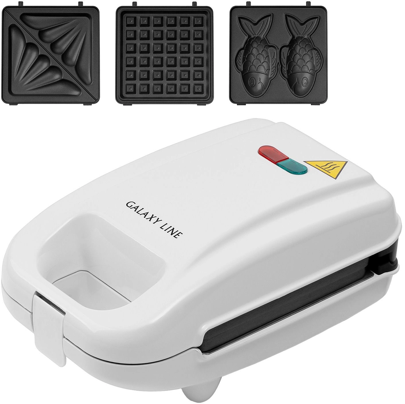 Вафельница Galaxy Line GL 2971 белый (gl 2971)