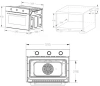 Духовой шкаф Nordfrost HM 5060 B черный