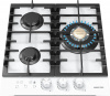 Газовая варочная поверхность Hiberg VM 4535 белый