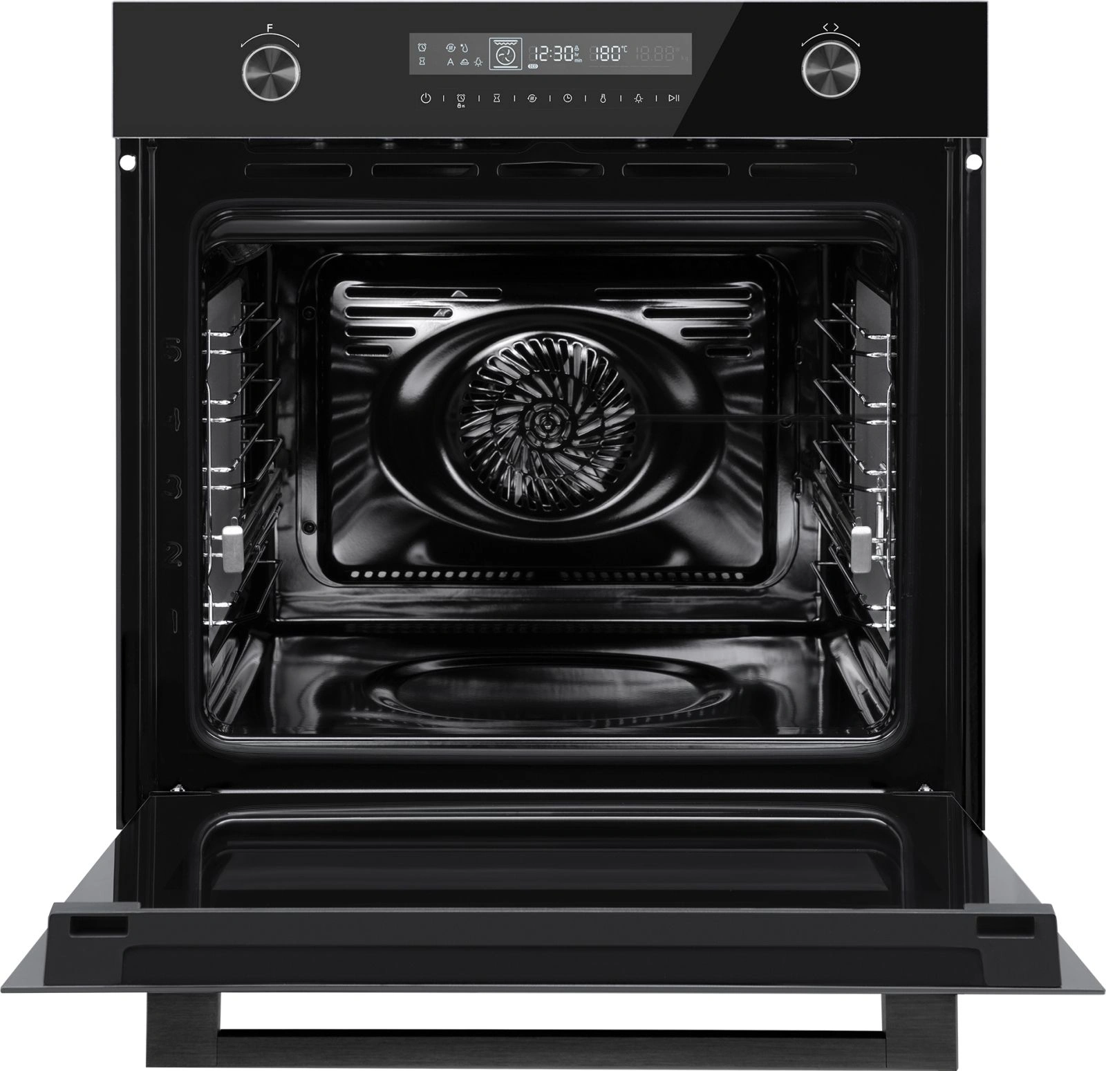 Духовой шкаф Weissgauff EOM 751 PDB Black Edition черный (431584)