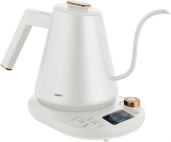 Чайник электрический Centek CT-1005 белый, металл (CT-1005 WHITE)