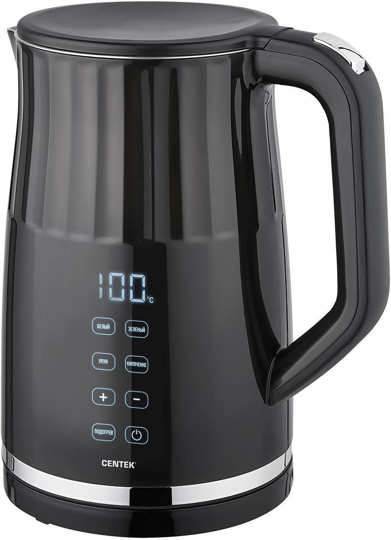 Чайник электрический Centek CT-0038 черный, пластик