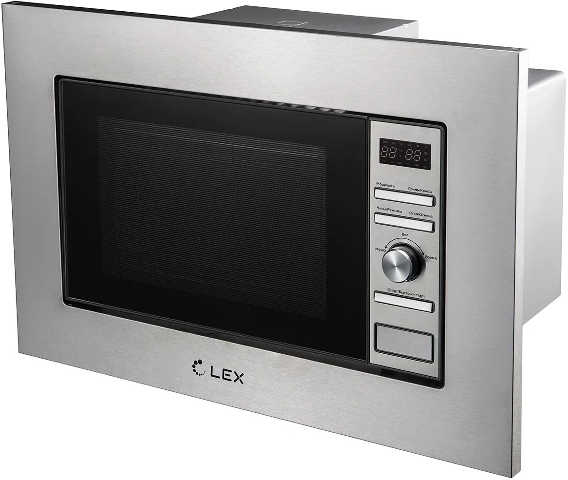 Встраиваемая микроволновая печь Lex Bimo 20.05 INOX нержавеющая сталь (chga100005)