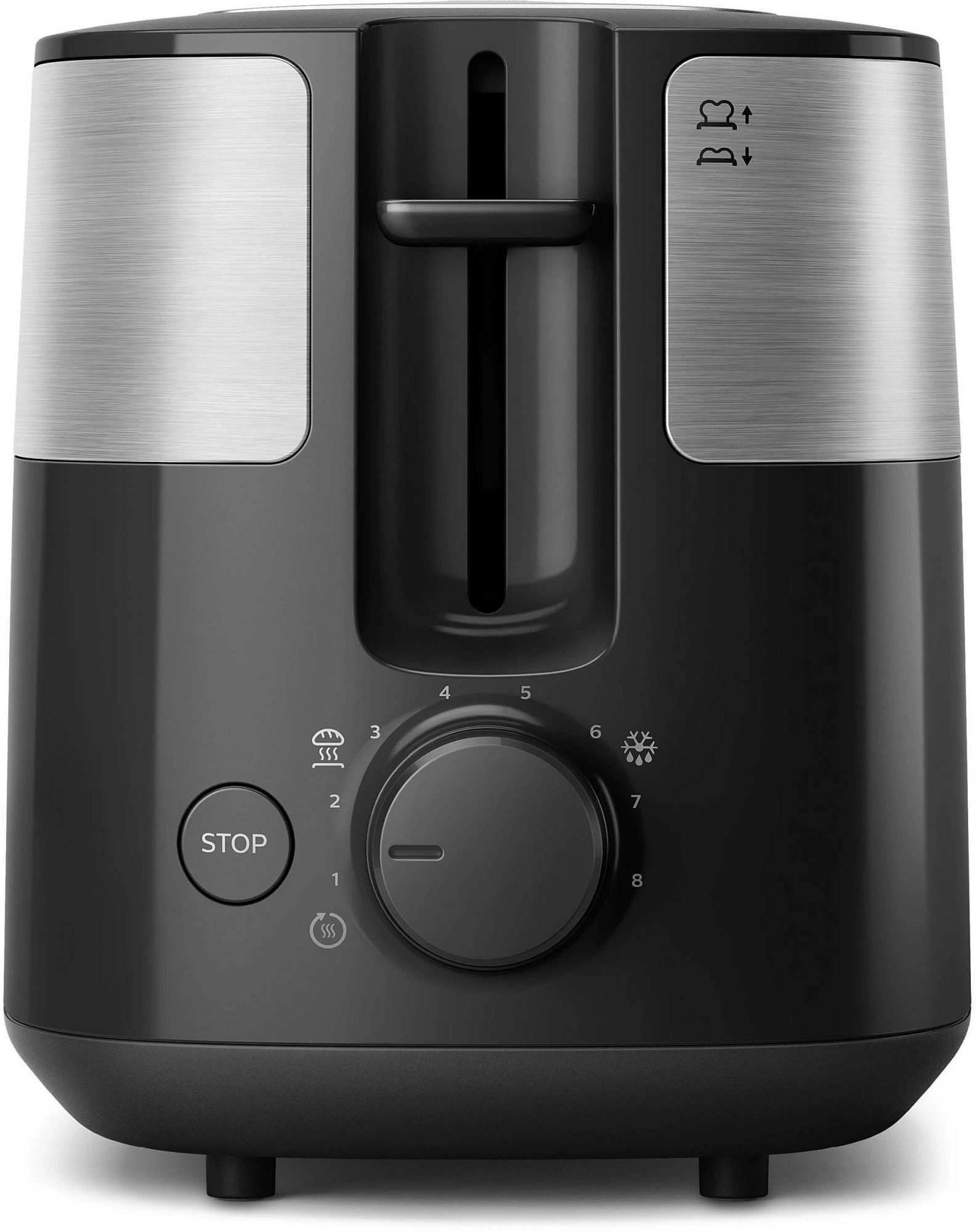 Тостер Philips HD2517/90 черный/серебристый