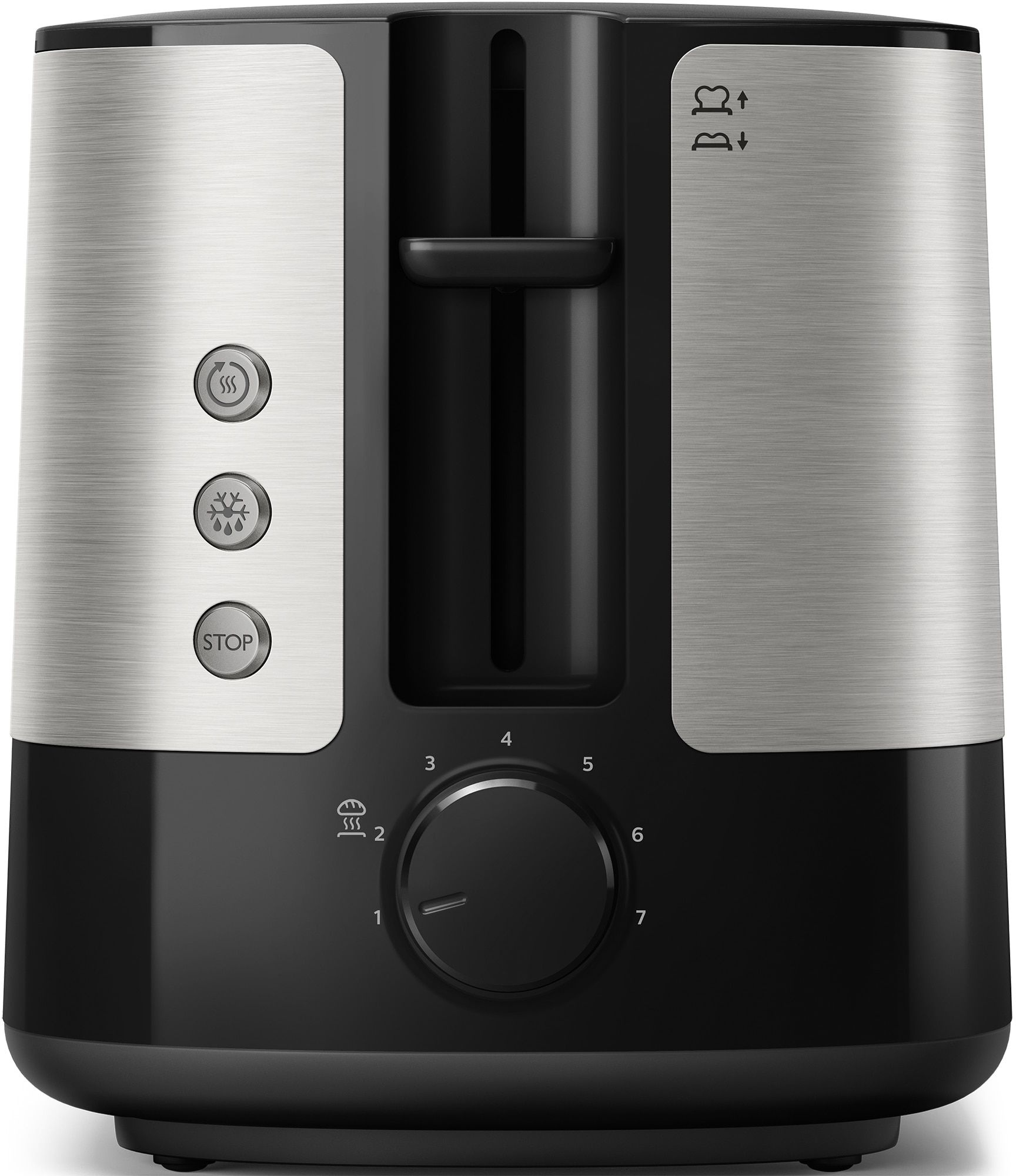 Тостер Philips HD2637/90 черный/серебристый