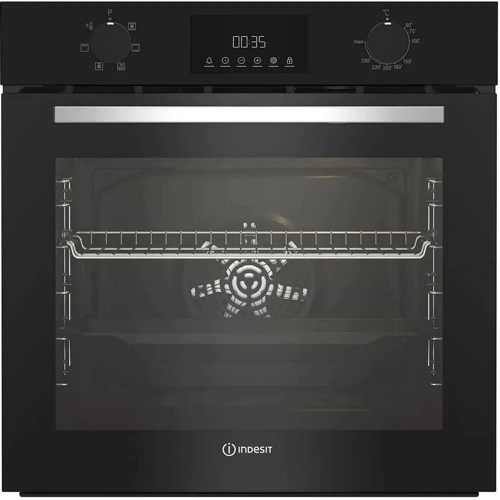 Духовой шкаф Indesit IFE 3644 BL черный (869890300030)