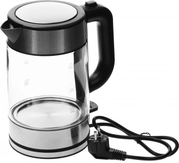 Чайник электрический Xiaomi Electric Glass Kettle RU прозрачный/черный, стекло (BHR7490RU)