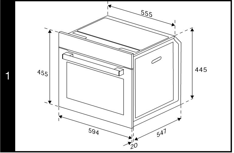 Духовой шкаф Beko BBCM13300X черный (7780382908)