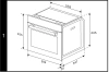 Духовой шкаф Beko BBCM13300X черный (7780382908)
