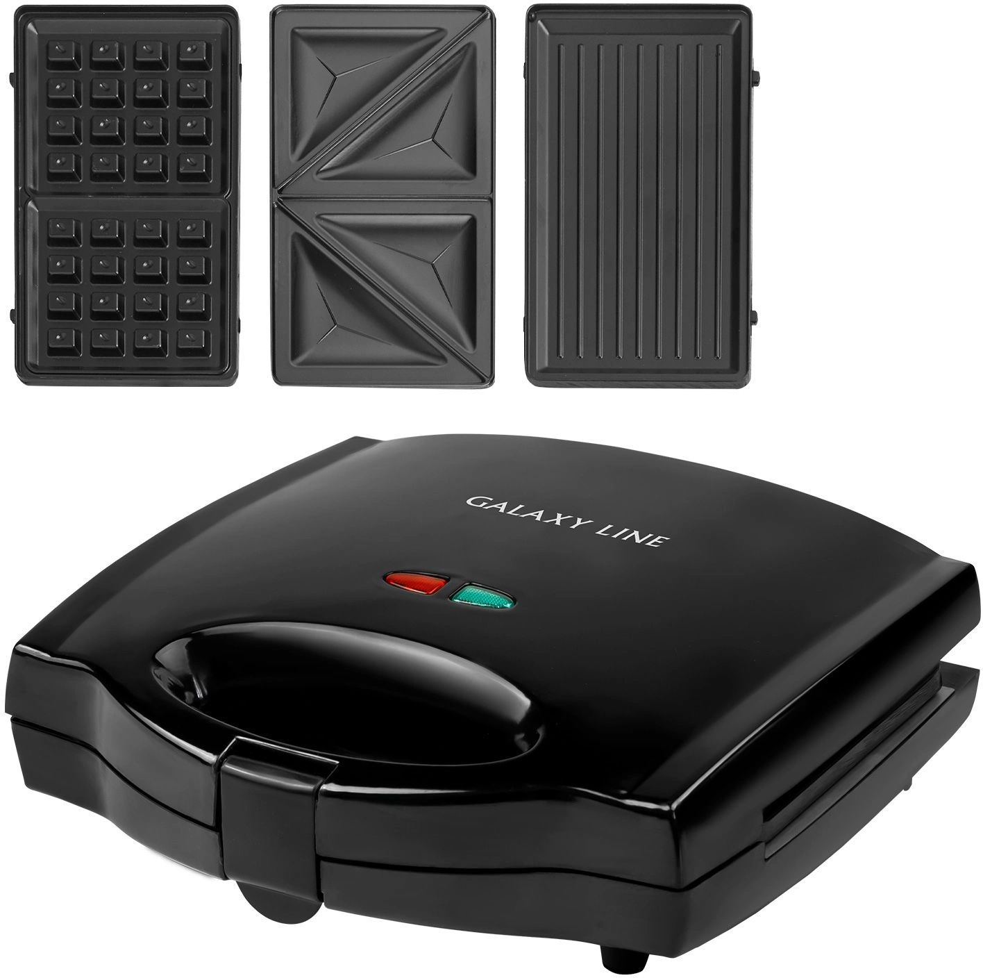 Сэндвичница Galaxy Line GL 2959 черный (gl 2959)