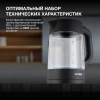 Чайник электрический Hyundai HYK-G7707 графит, стекло