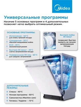 Посудомоечная машина Midea MID45S150i