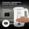 Чайник электрический Hyundai HYK-G5510 белый/прозрачный, стекло