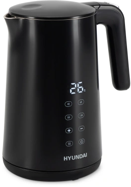 Чайник электрический Hyundai HYK-S4017 черный, металл