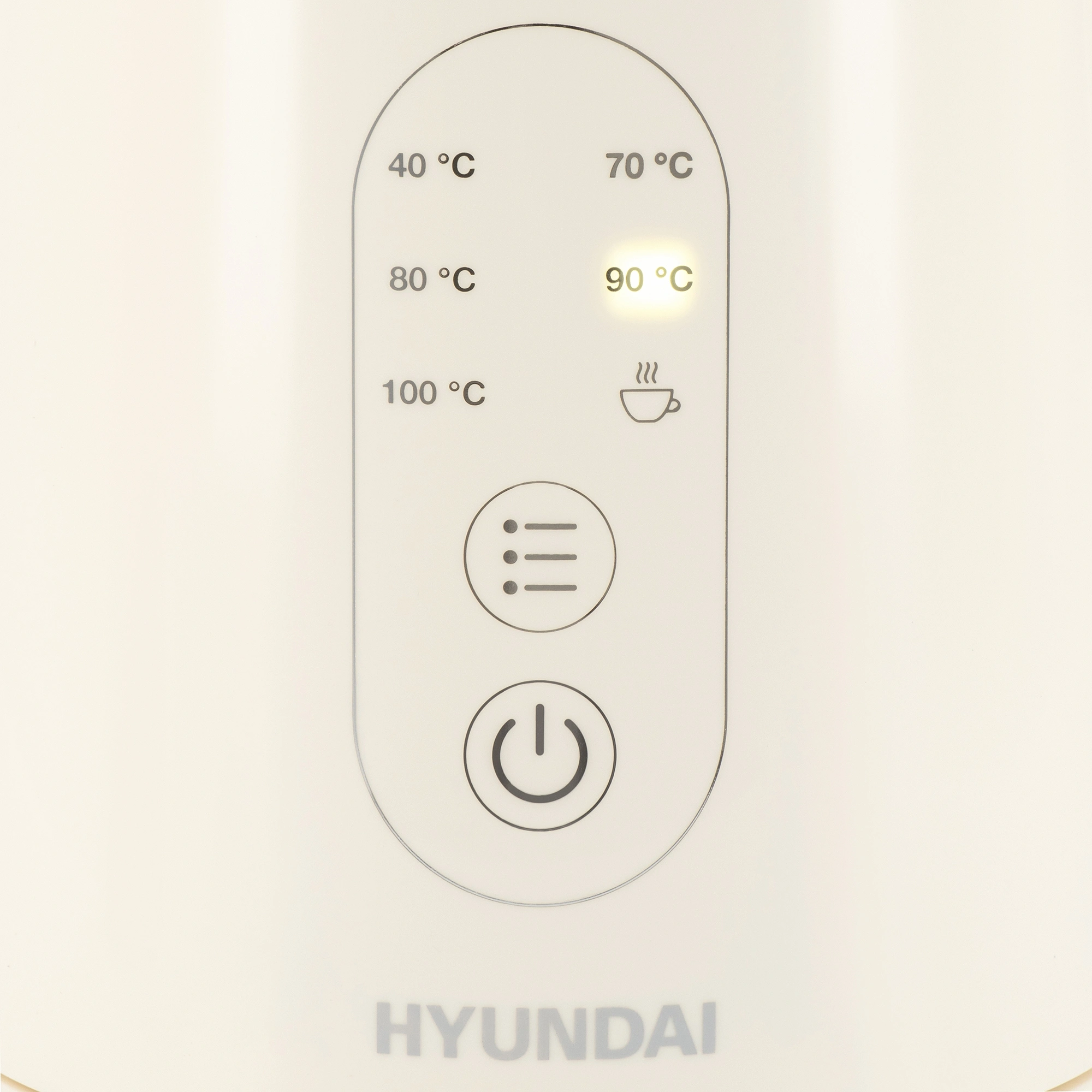Чайник электрический Hyundai HYK-S3605 кремовый, металл