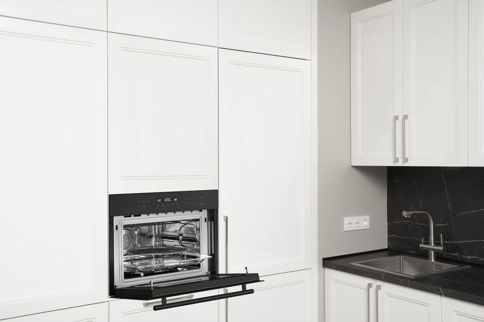Духовой шкаф Weissgauff OE 446 Black Edition черный (431523)