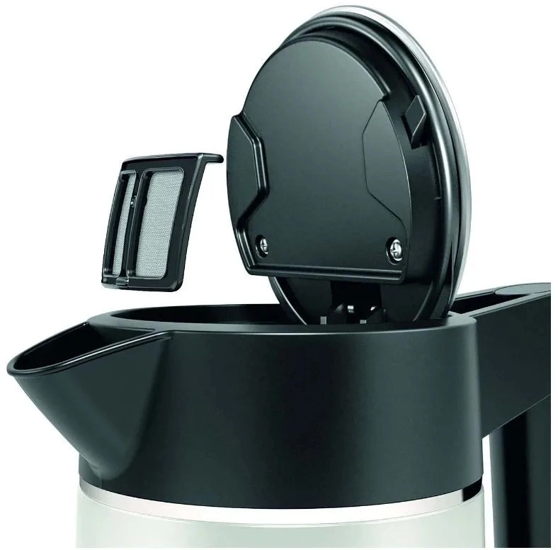 Чайник электрический Bosch TWK5P471 серый/черный, металл
