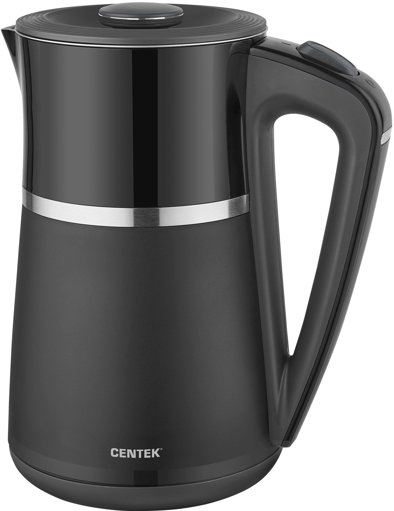 Чайник электрический Centek CT-0028 черный, пластик (CT-0028 BLACK)