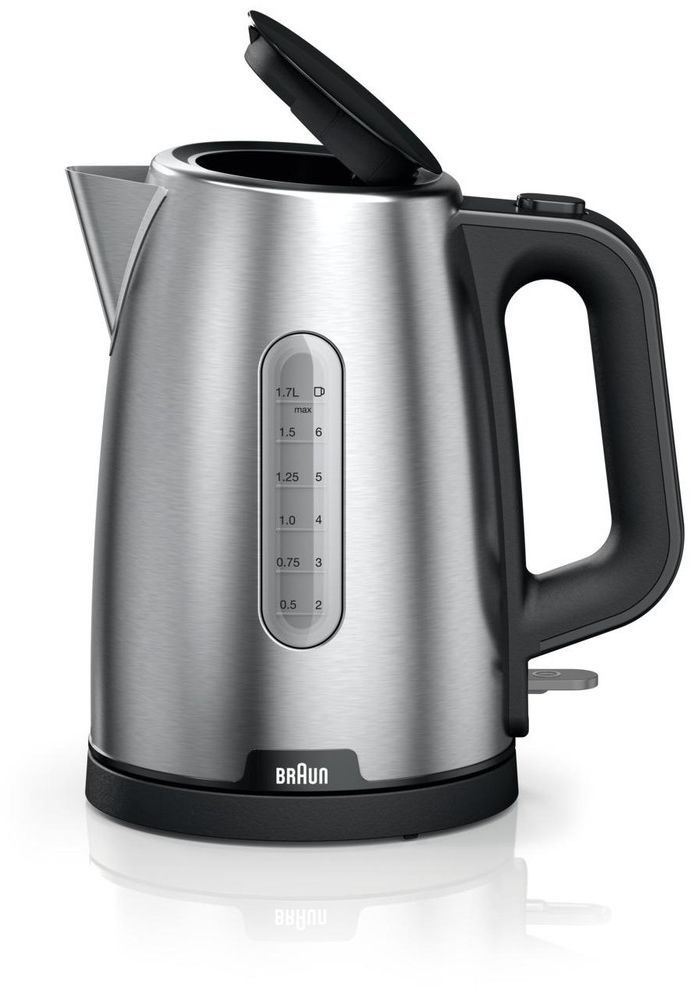 Чайник электрический Braun WK1500BK черный/нержавеющая сталь, металл