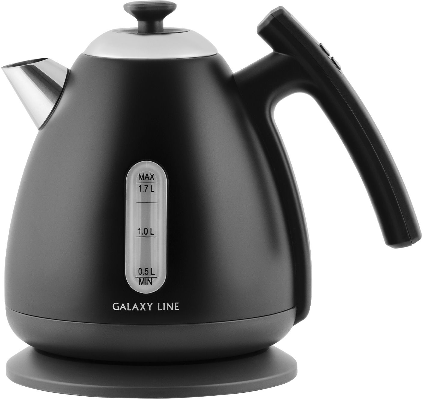 Чайник электрический Galaxy Line GL 0343 черный, металл (ГЛ0343ЛНЕФ)