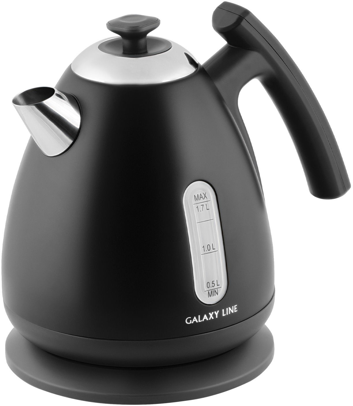 Чайник электрический Galaxy Line GL 0343 черный, металл (ГЛ0343ЛНЕФ)