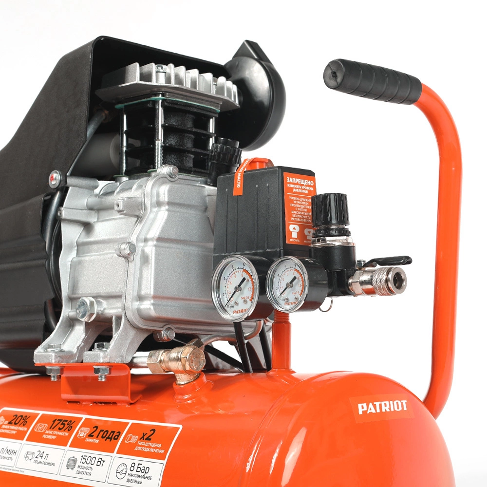 Компрессор поршневой Patriot Optima Euro 24-240K2 (525302118)