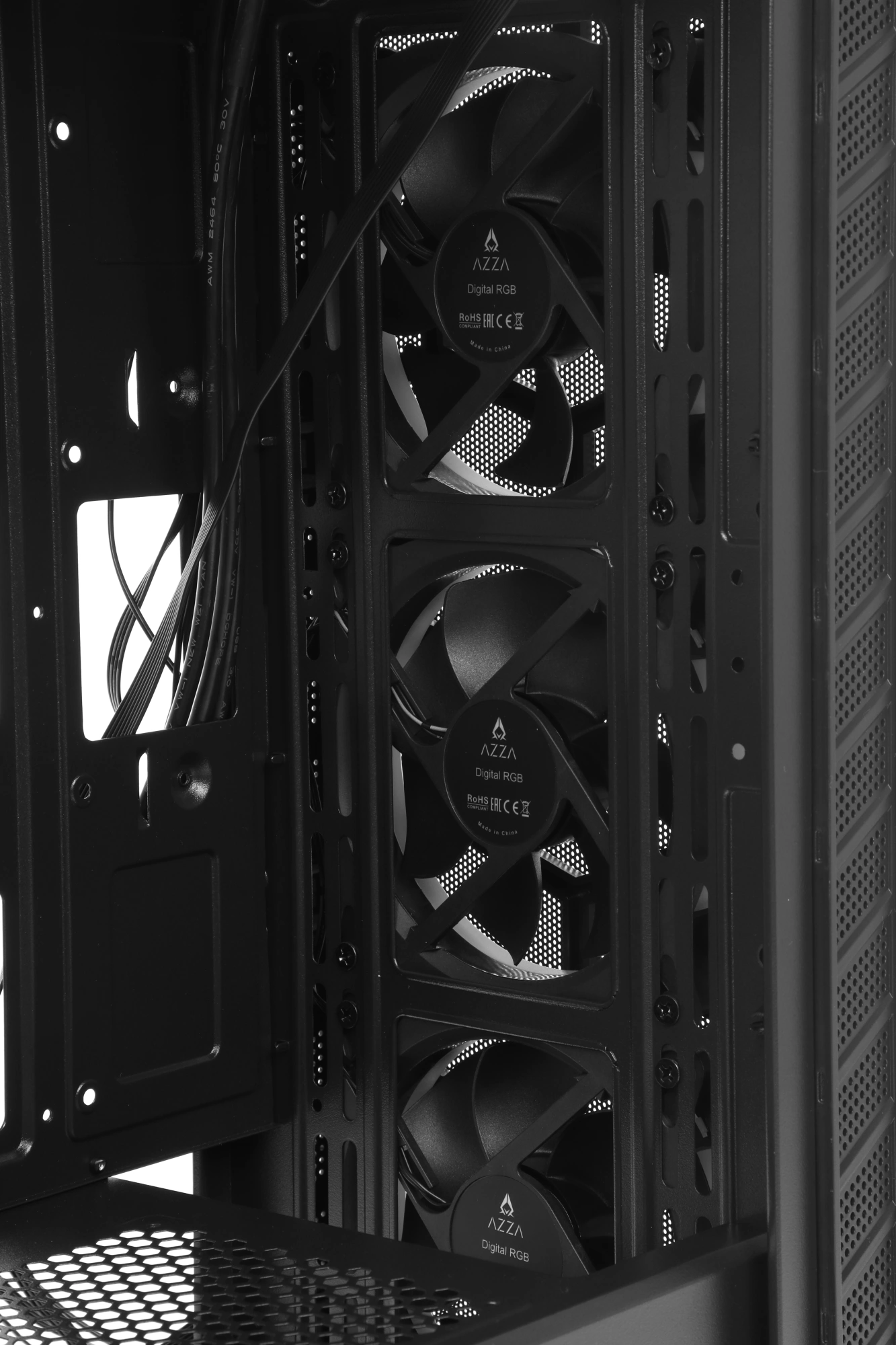 Компьютерный корпус ATX Azza Prime 360E черный (csaz- 360e prime 360e)