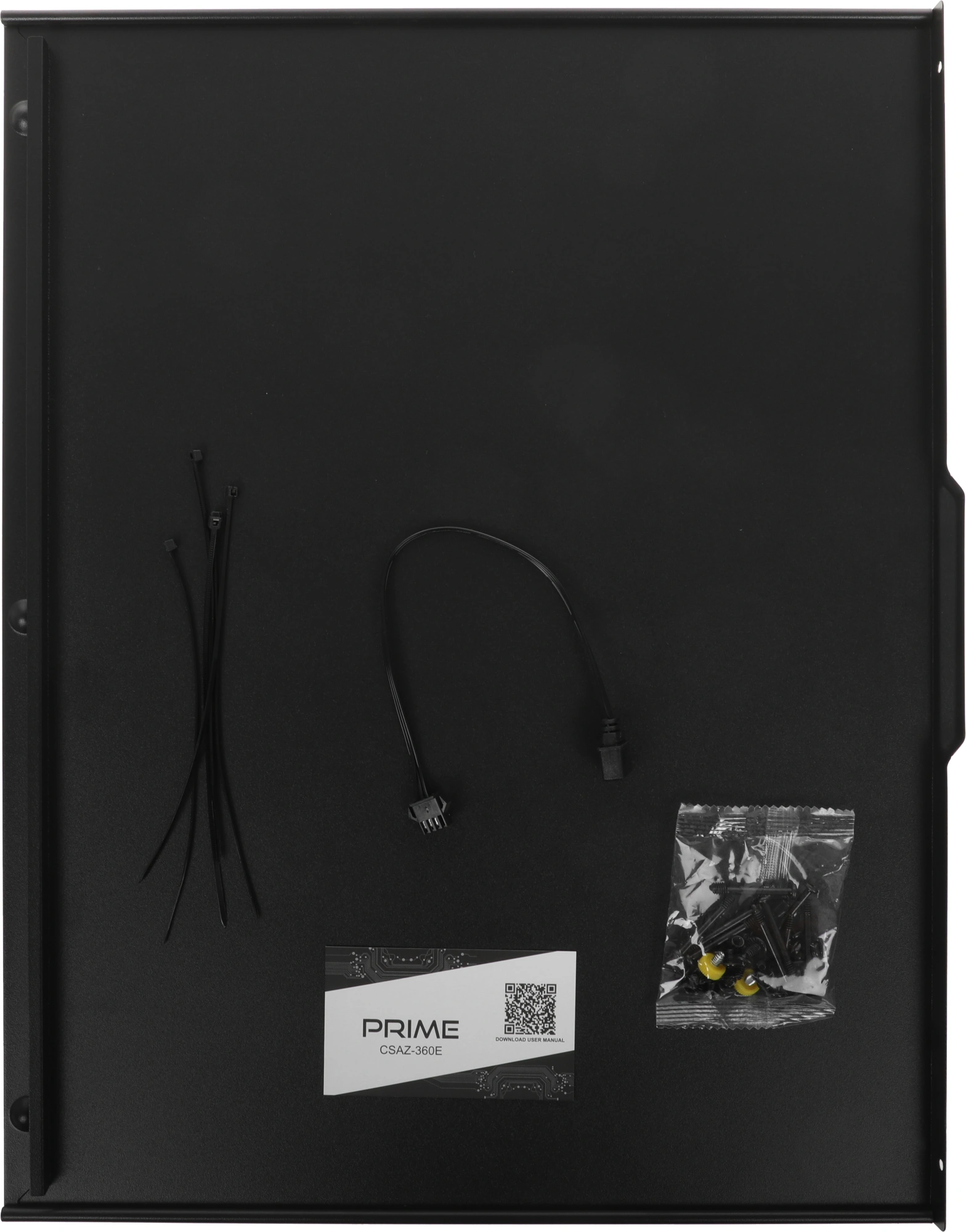 Компьютерный корпус ATX Azza Prime 360E черный (csaz- 360e prime 360e)