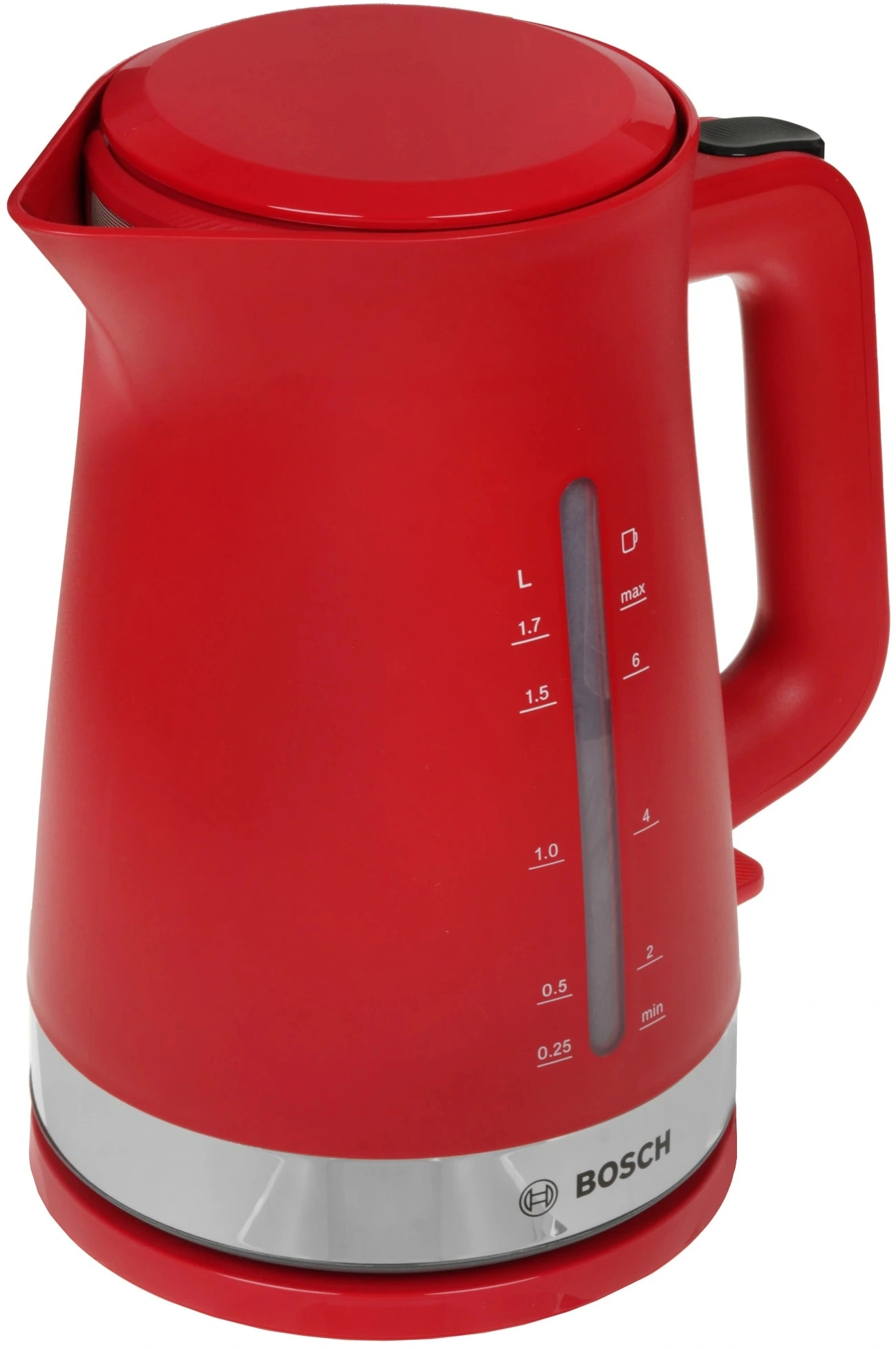 Чайник электрический Bosch TWK4M красный, пластик (TWK4M224)