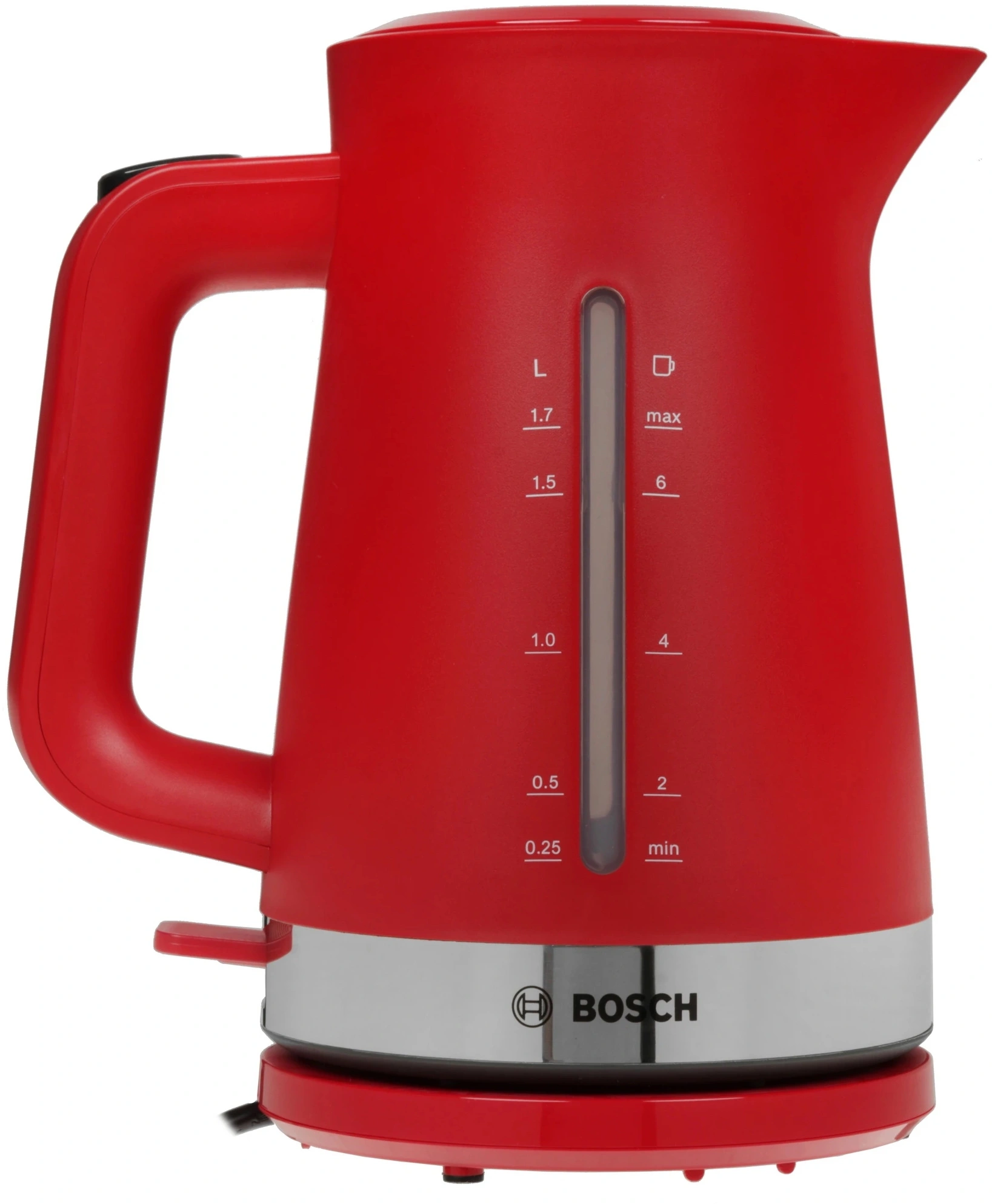 Чайник электрический Bosch TWK4M красный, пластик (TWK4M224)