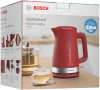 Чайник электрический Bosch TWK4M красный, пластик (TWK4M224)