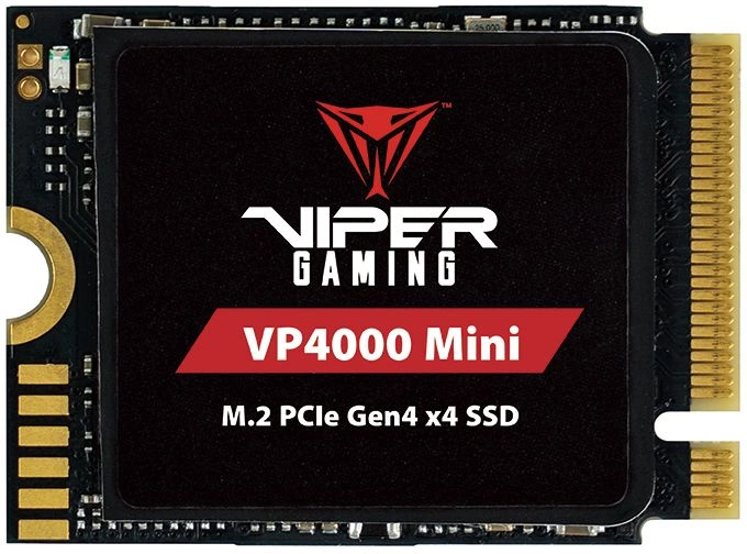 Твердотельный накопитель Patriot 2048ГБ, M.2 2230, PCIe 4.0 x4, M.2 VP4000 Mini (VP4000M2TBM23)