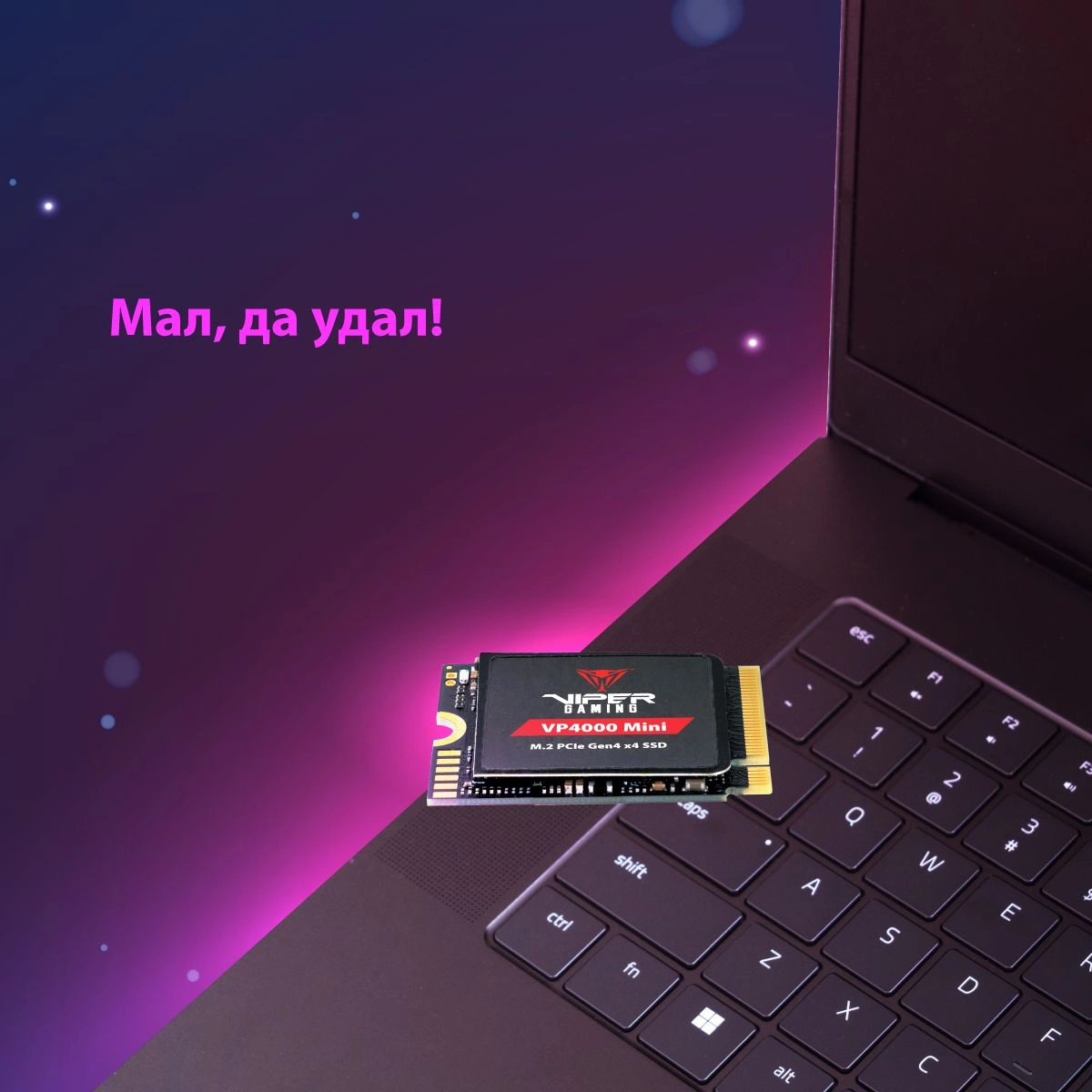Твердотельный накопитель Patriot 2048ГБ, M.2 2230, PCIe 4.0 x4, M.2 VP4000 Mini (VP4000M2TBM23)