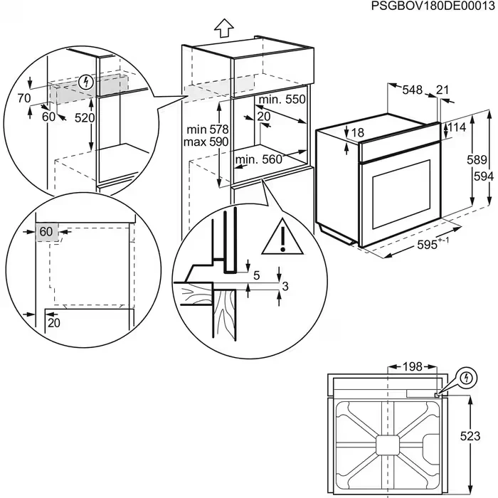 Духовой шкаф Electrolux KODDP77H черный