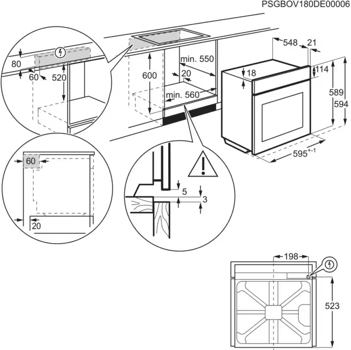 Духовой шкаф Electrolux KODDP77H черный