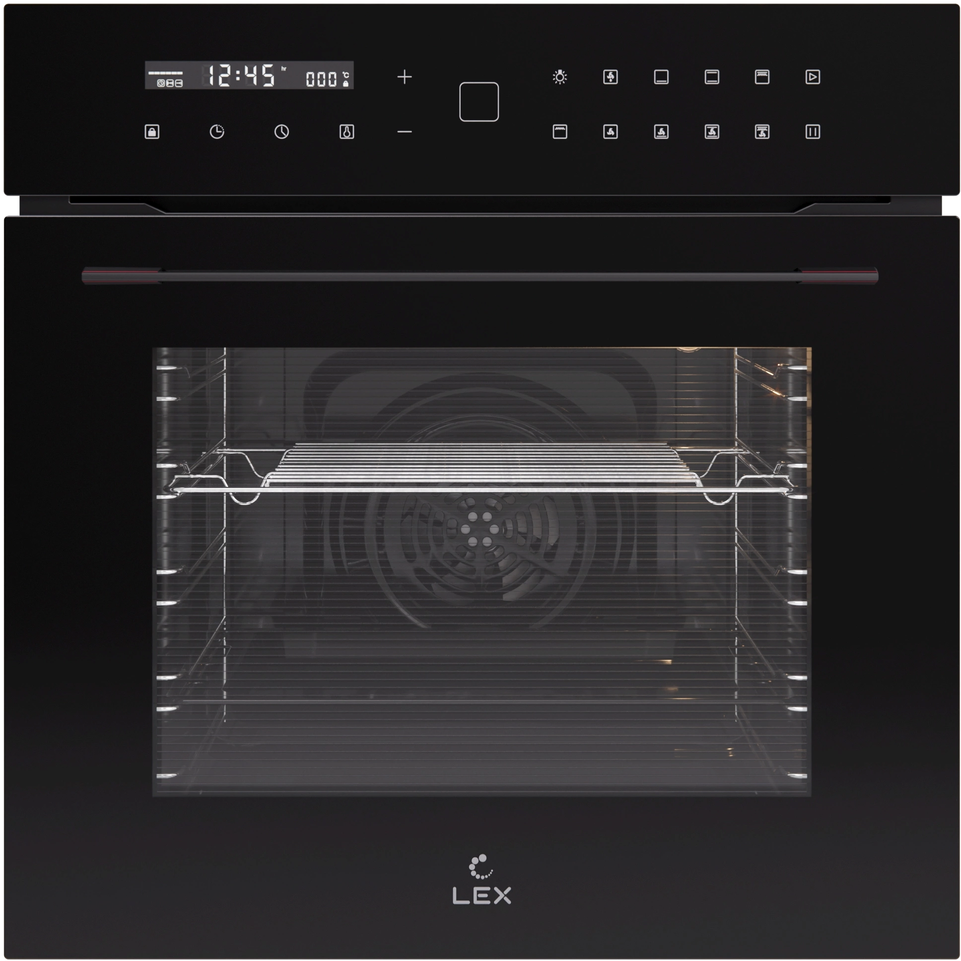 Духовой шкаф Lex EDS 101 BBL черный (CHAO000411)