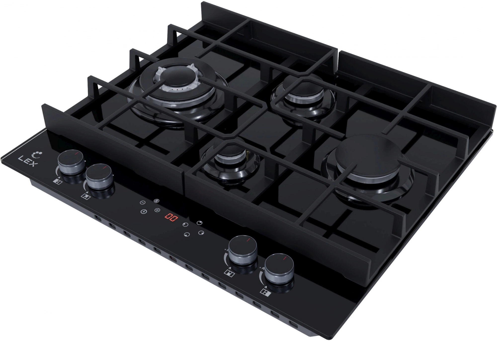Газовая варочная поверхность Lex GVG 644 T BL черный (chao000397)
