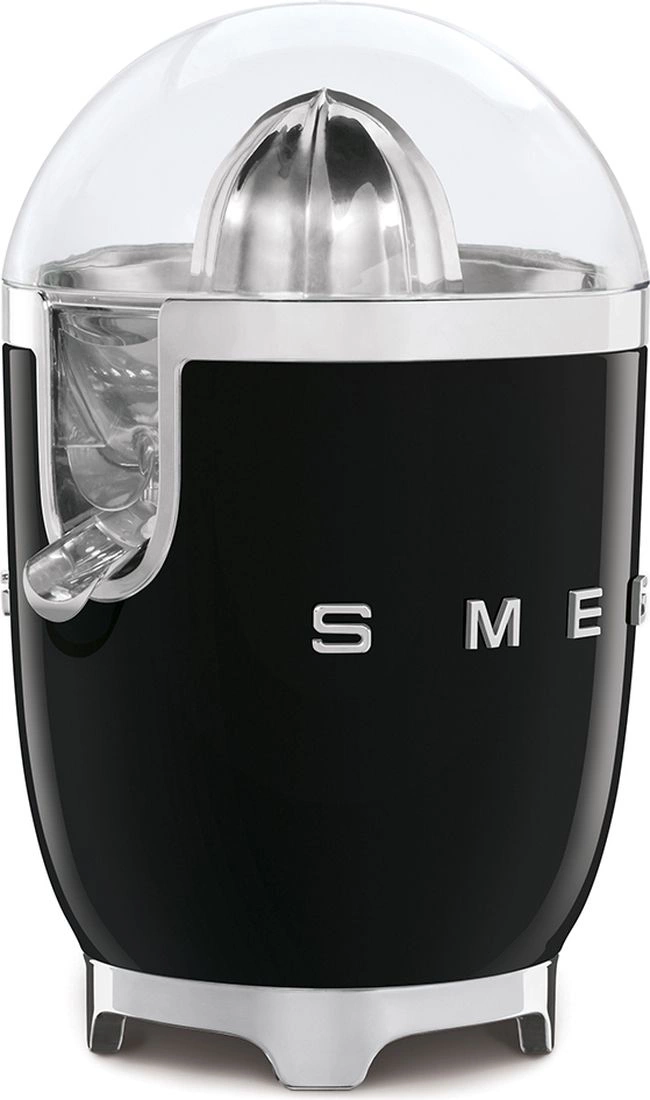 Соковыжималка цитрусовая Smeg CJF11BLEU черный/серебристый